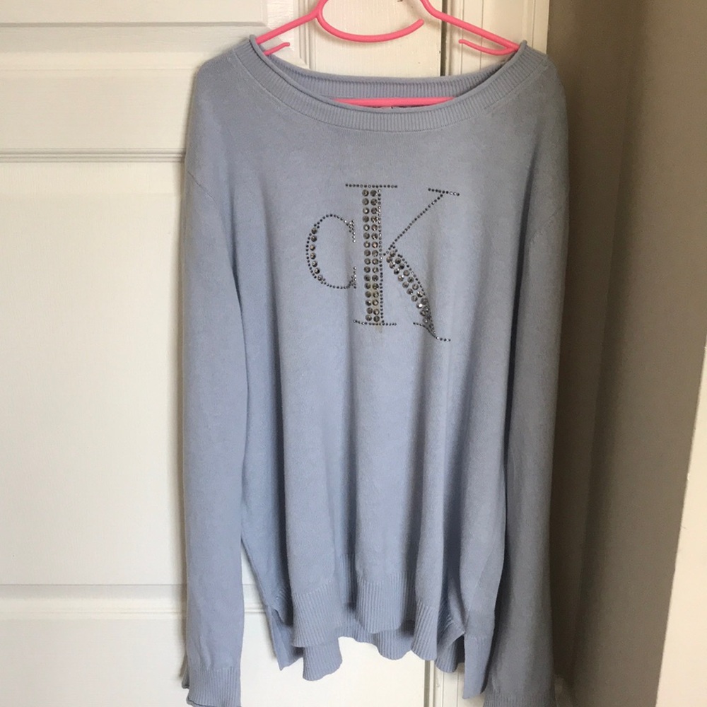 Y2K Calvin Klein Jeans Sweater Periwinkle size M